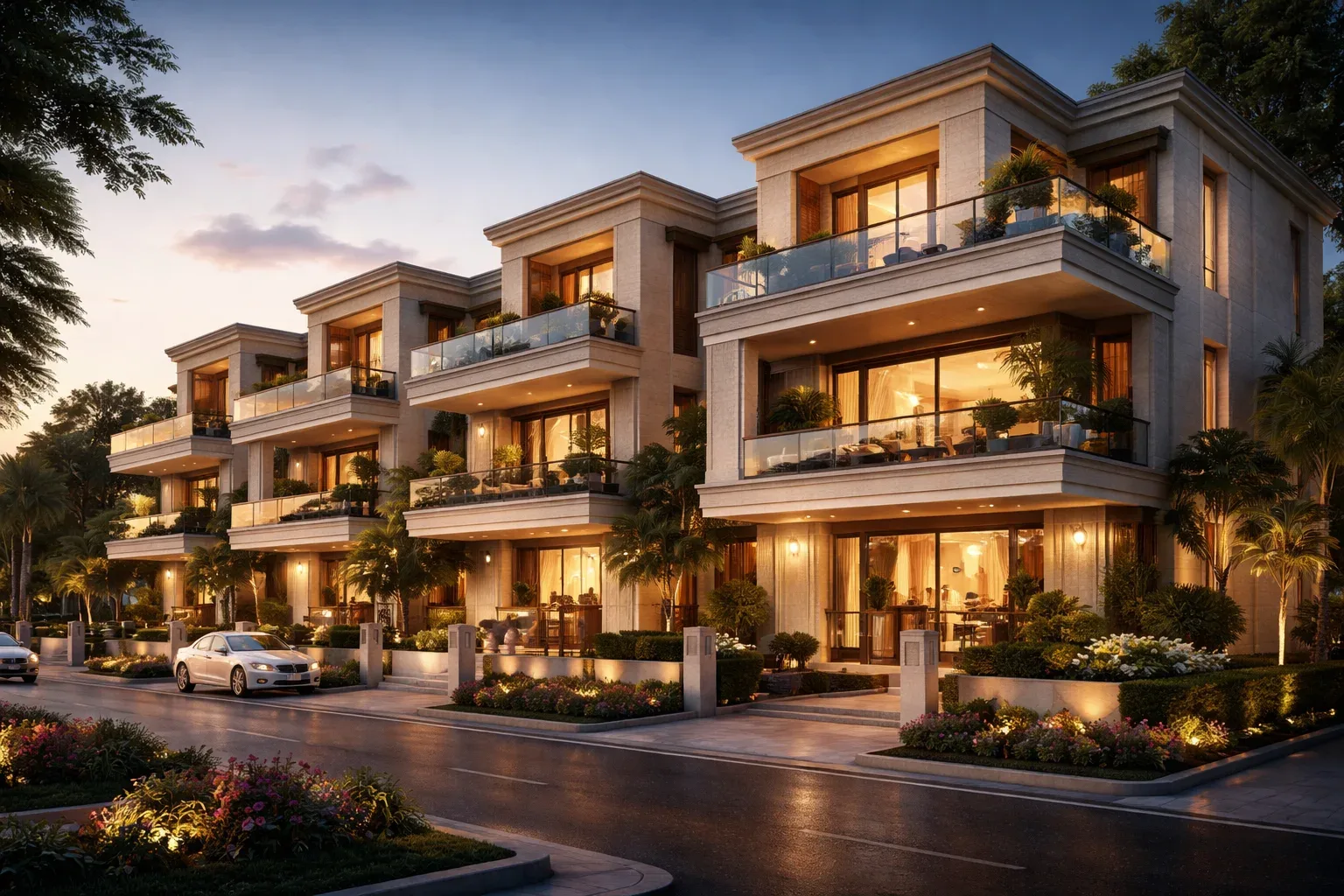 Luxury Floor » DLF New Chandigarh | DLF Hyde Park Estate AI-generated image