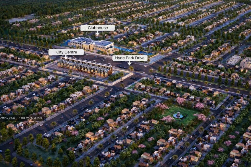 dlf new chandigarh arial view